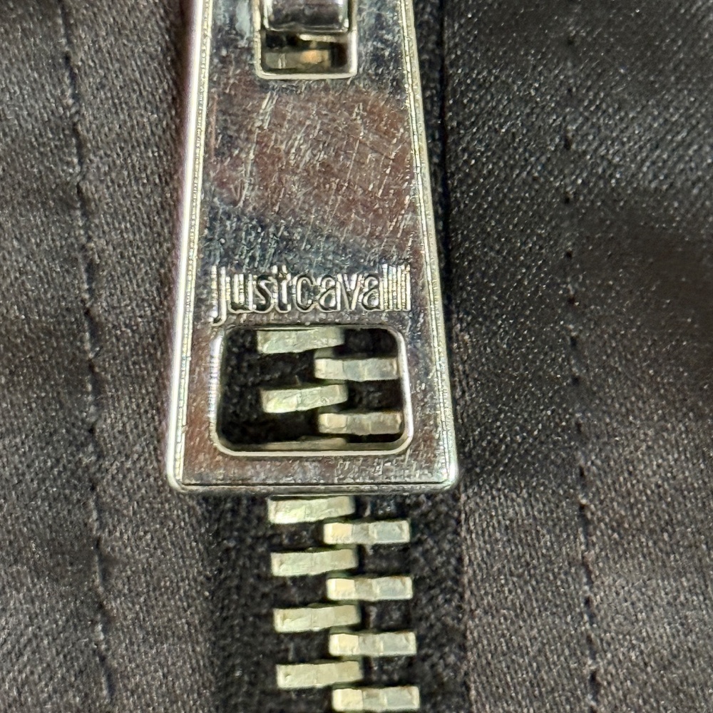 Just Cavailli Men's Python Snakeskin Printed Blac… - image 7